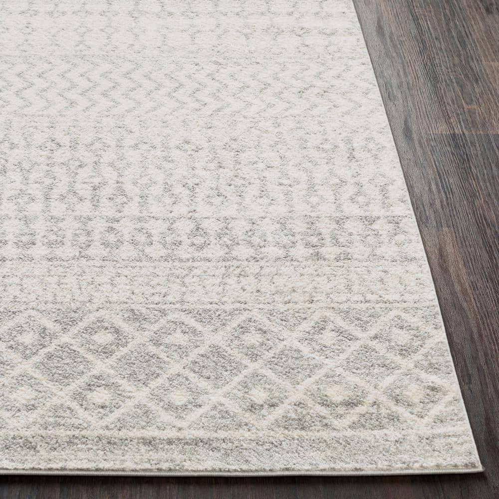 Livabliss 7'10"x10'3" Sweetgum Global Rug Cream: Mid-Century Modern, Fade & Stain-Resistant, Indoor Use