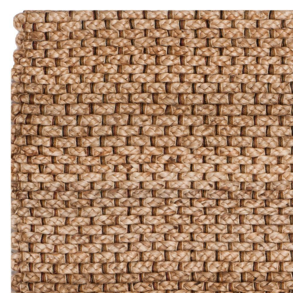 SAFAVIEH Natural Fiber Lillian Braided Jute Area Rug, Natural, 3' x 5'