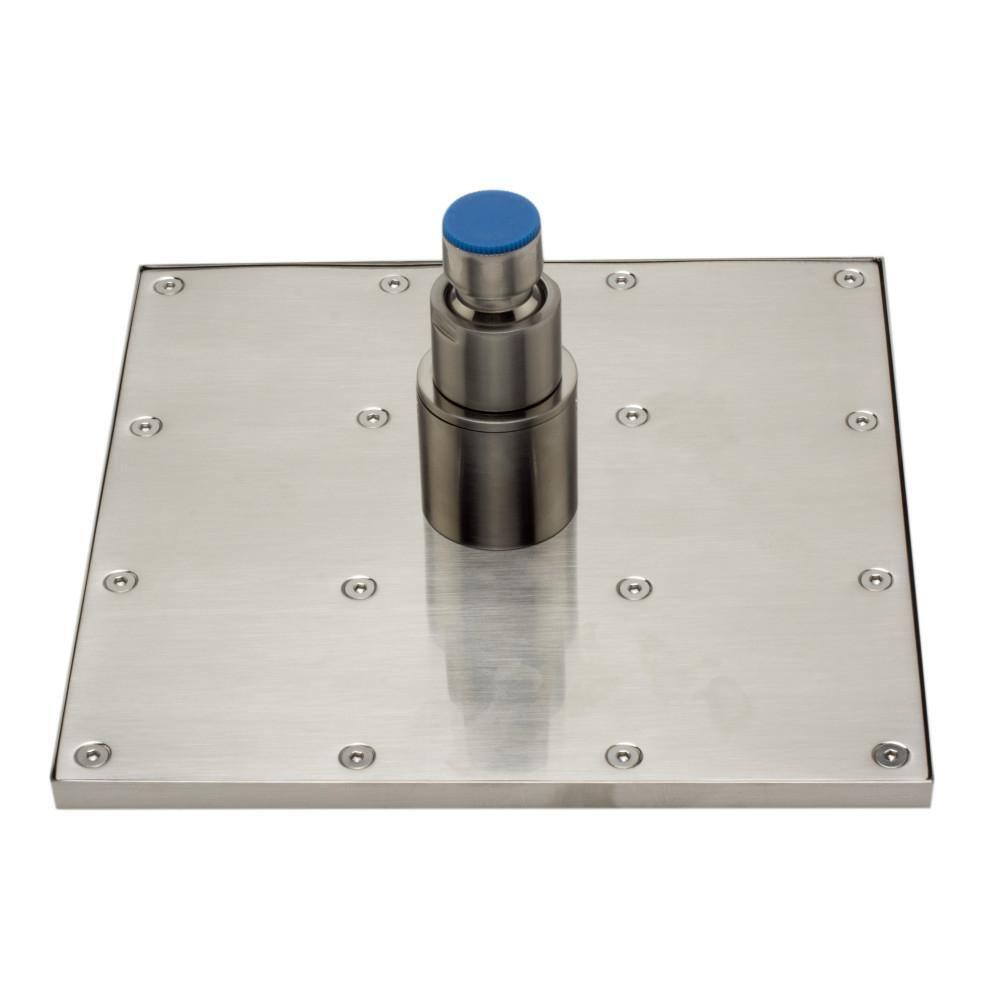 Rain Fixed Shower Head 1.8 GPM GPM with Temperature-based LED