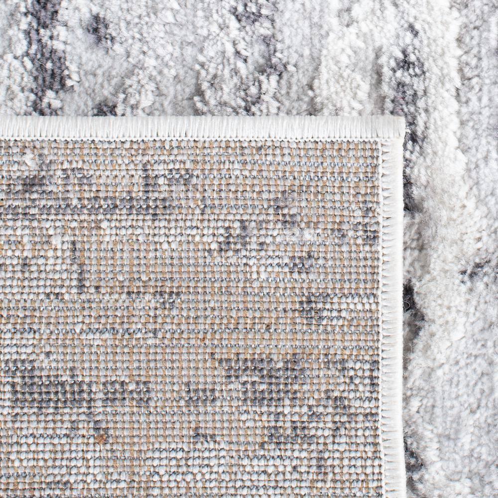 SAFAVIEH Amelia Lester Abstract Distressed Area Rug, Light Grey/Charcoal, 10' x 14'