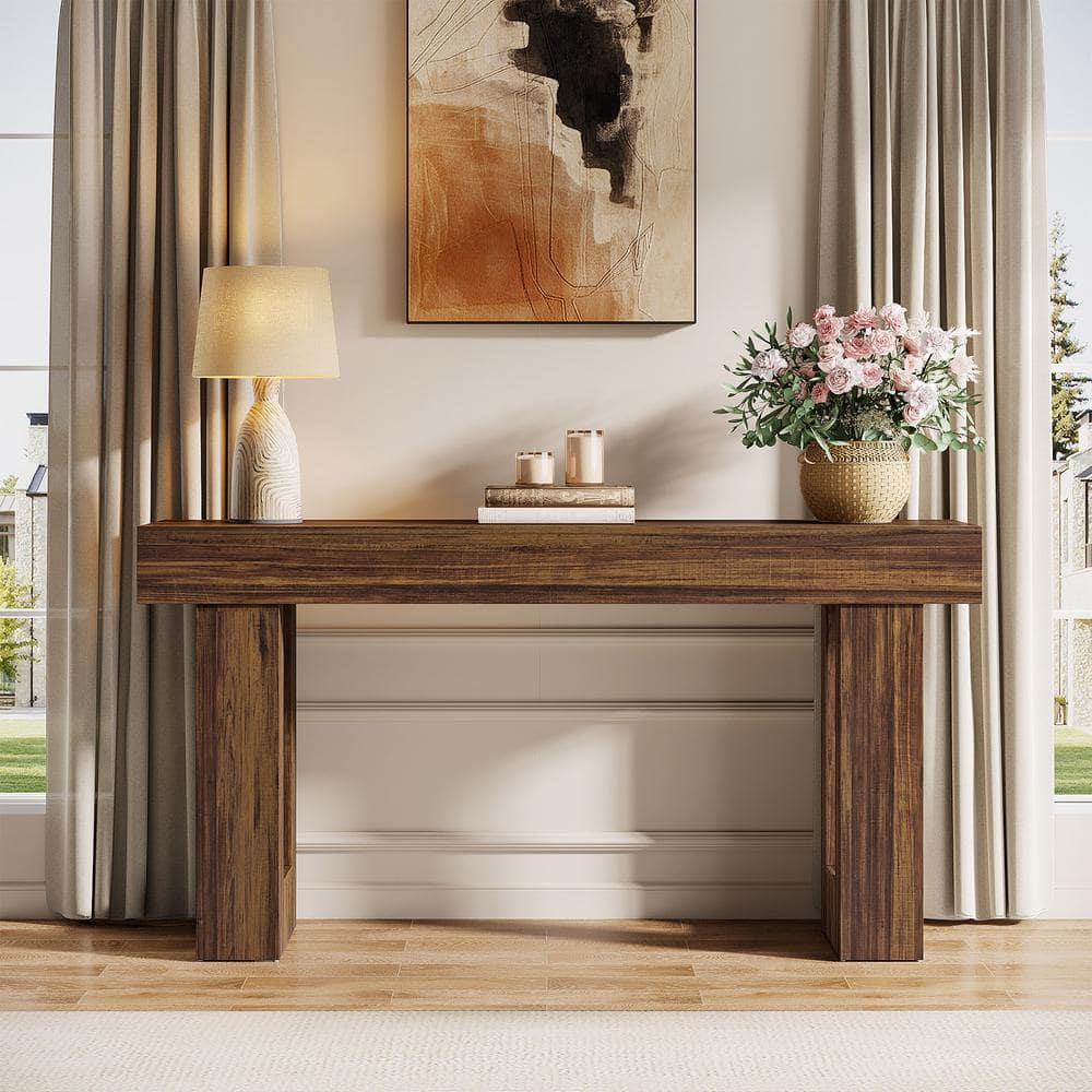 Millwood Pines 63 Inch Long Console Table Farmhouse Sofa Table