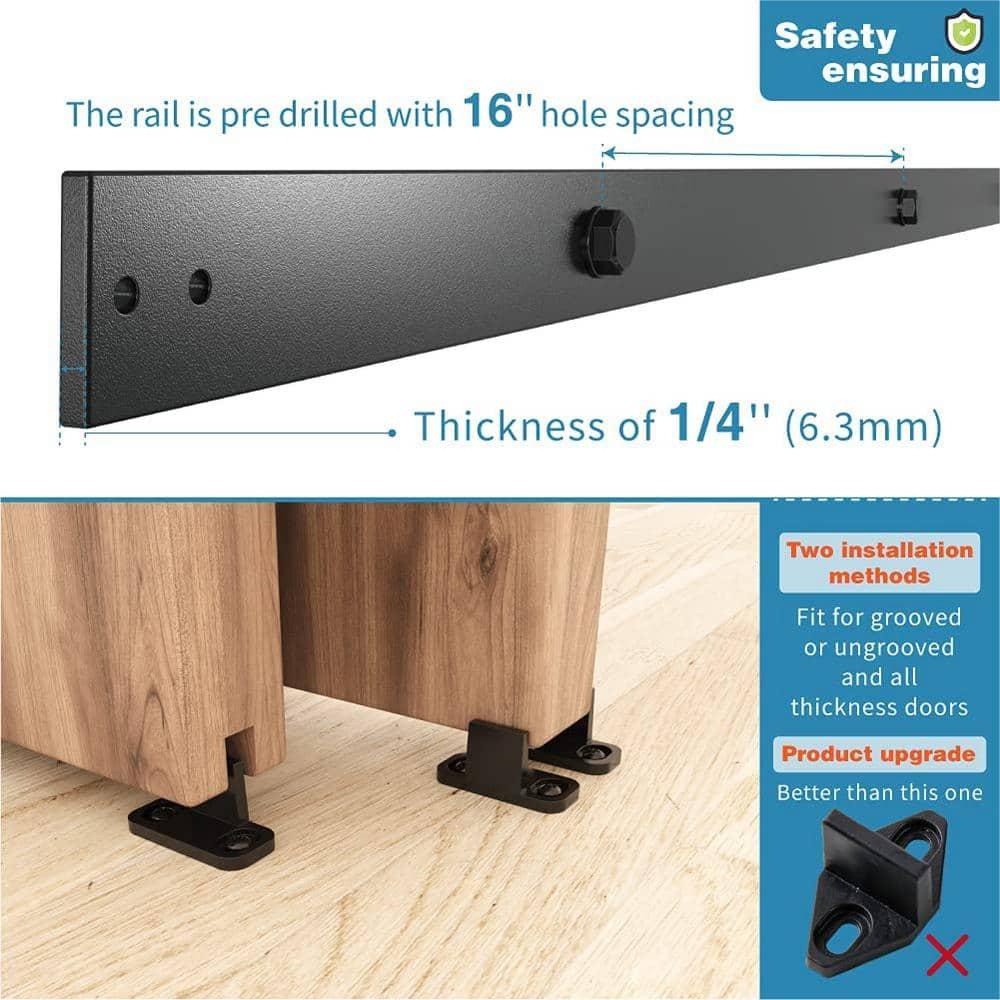 Sliding Standard Single Double Door Barn Door Hardware Kit