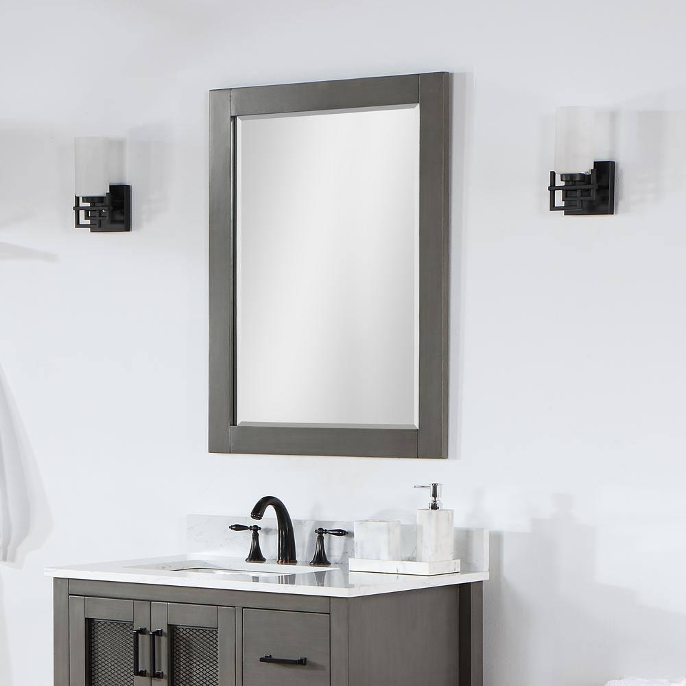 Ivy Wood Flat Wall Mirror