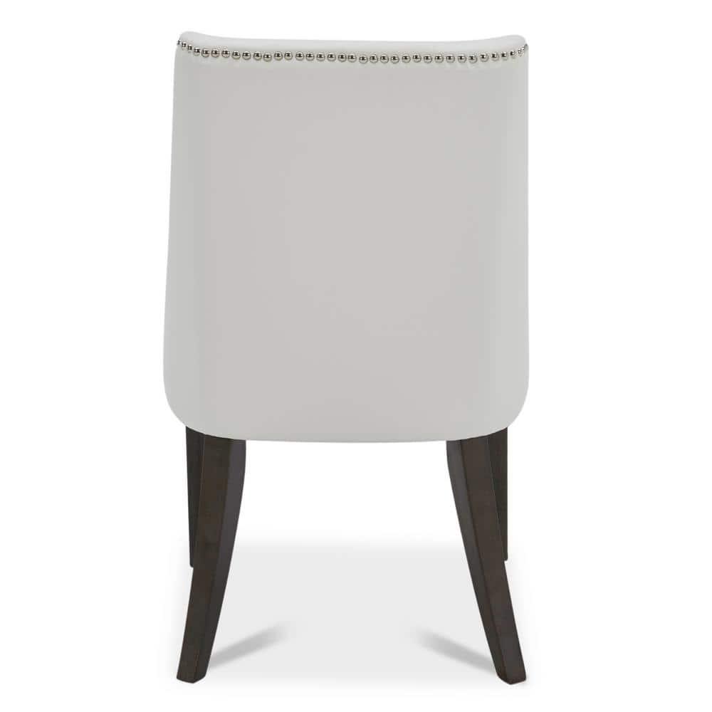 Lester 19"H Dining Chair (Set of 2) - White- Safavieh