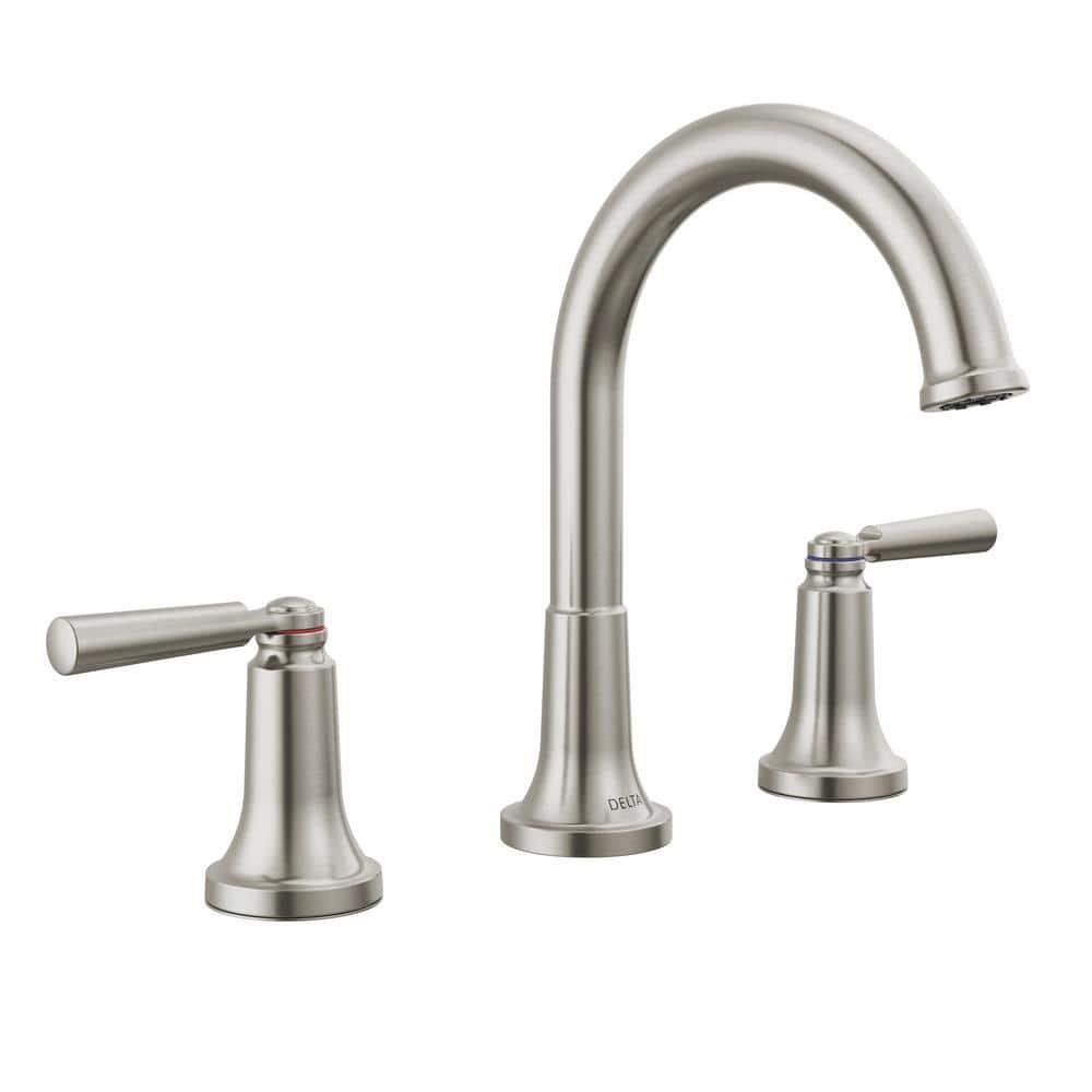 SAYLOR™ Widespread Bathroom Faucet 3 Hole, 2-handle Bathroom Sink Faucet with Drain Assembly