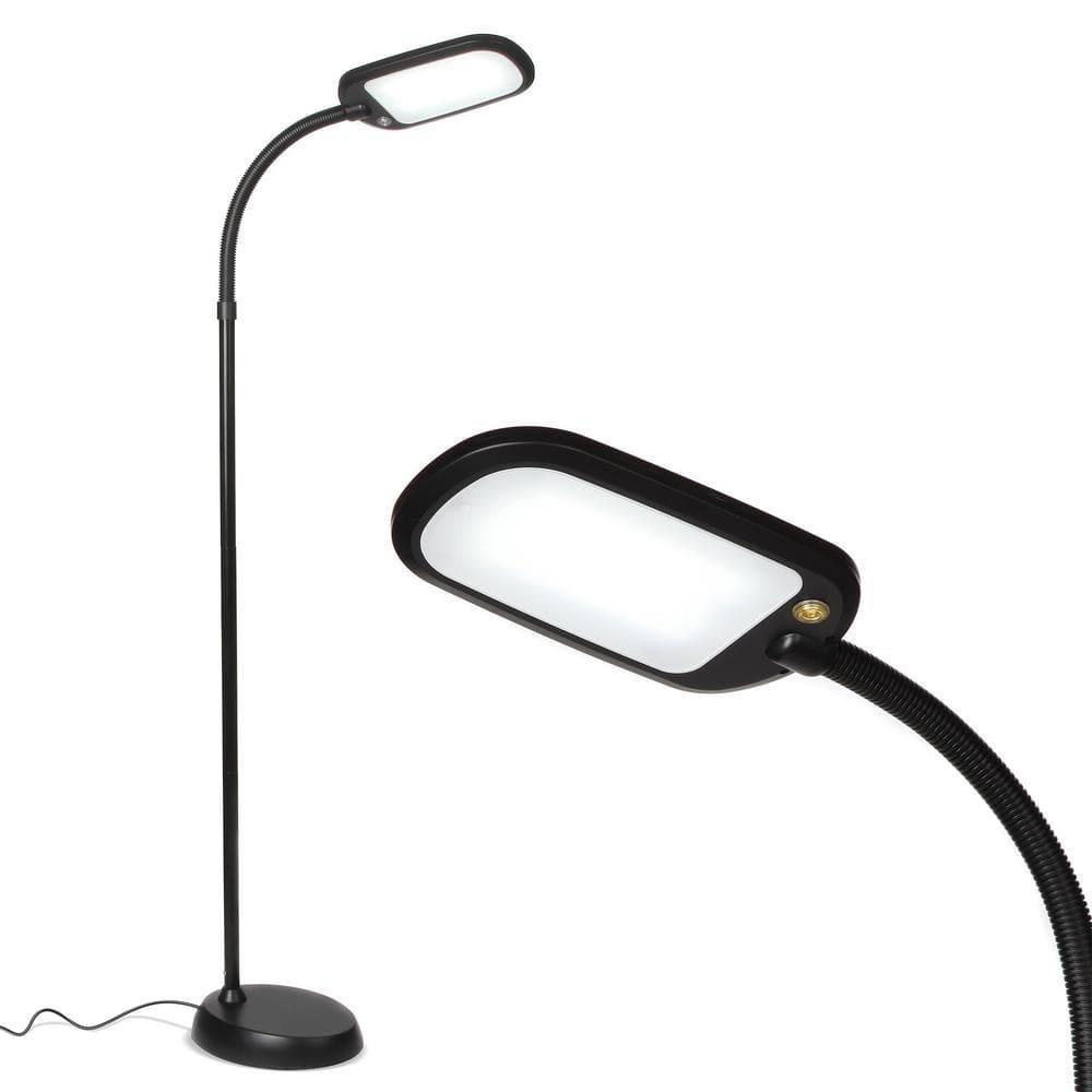 Brightech Litespan Slim 55 in. Industrial Dimmable LED Directional Task Floor Lamp