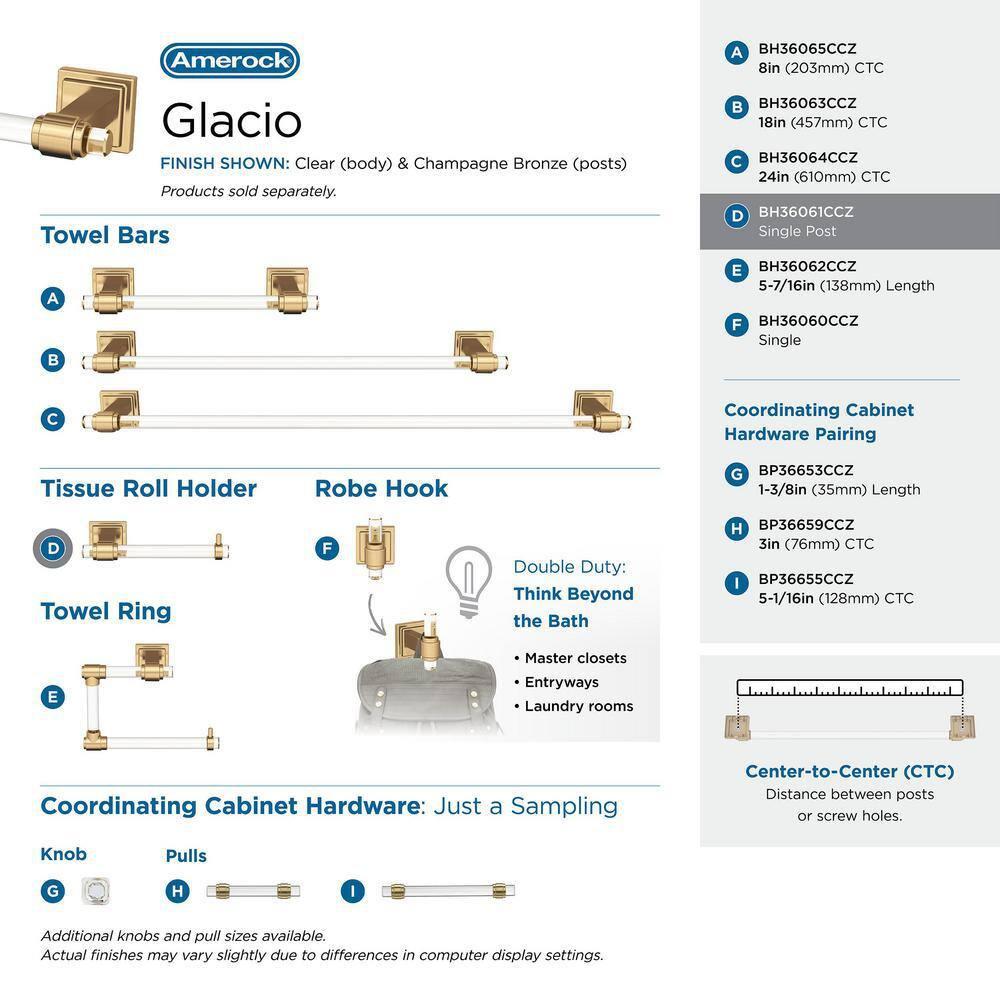 Glacio Wall Mount Toilet Paper Holder