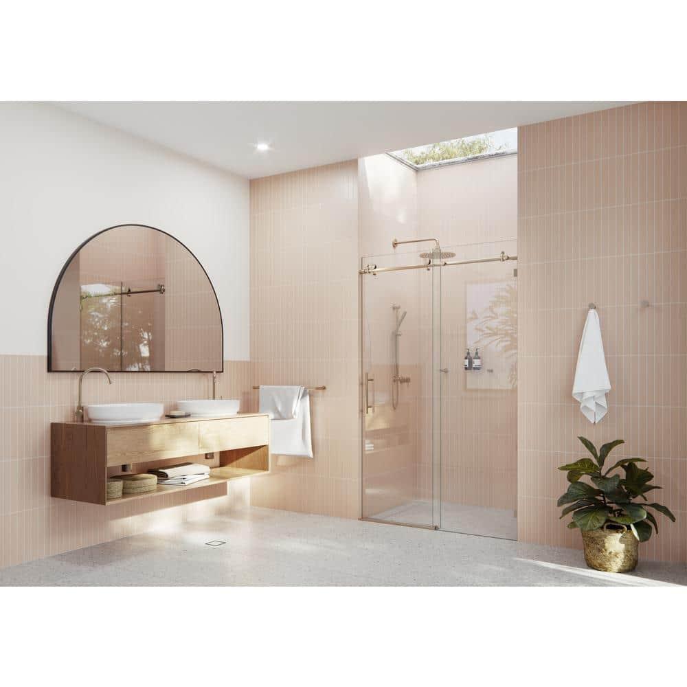 Eclipse 44 - 48 in. x 78 in. Fully Frameless Sliding Shower Door