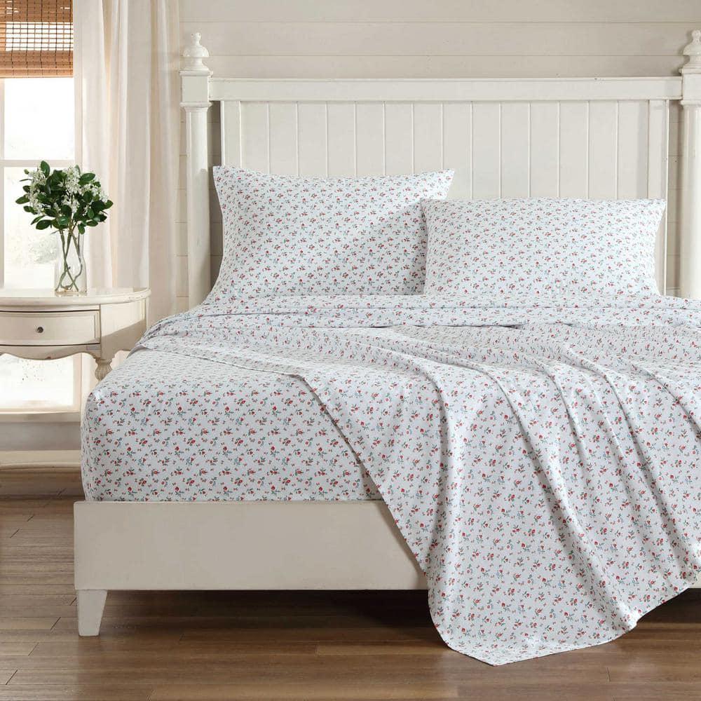 Laura Ashley Laura Ashley Printed Cotton Percale Sheet Set