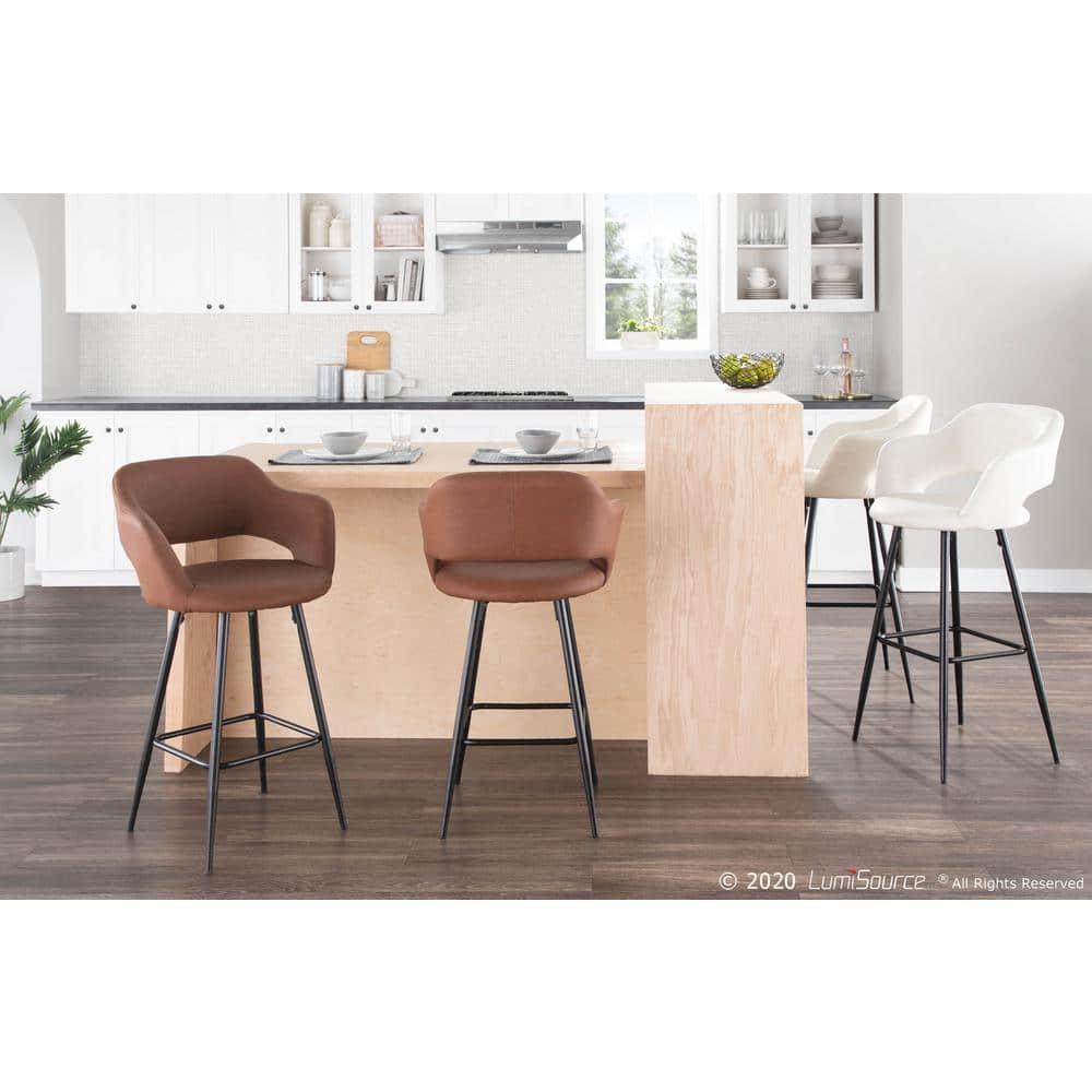 Everly Quinn Margarite Fixed-Height Counter Stool - Set Of 2