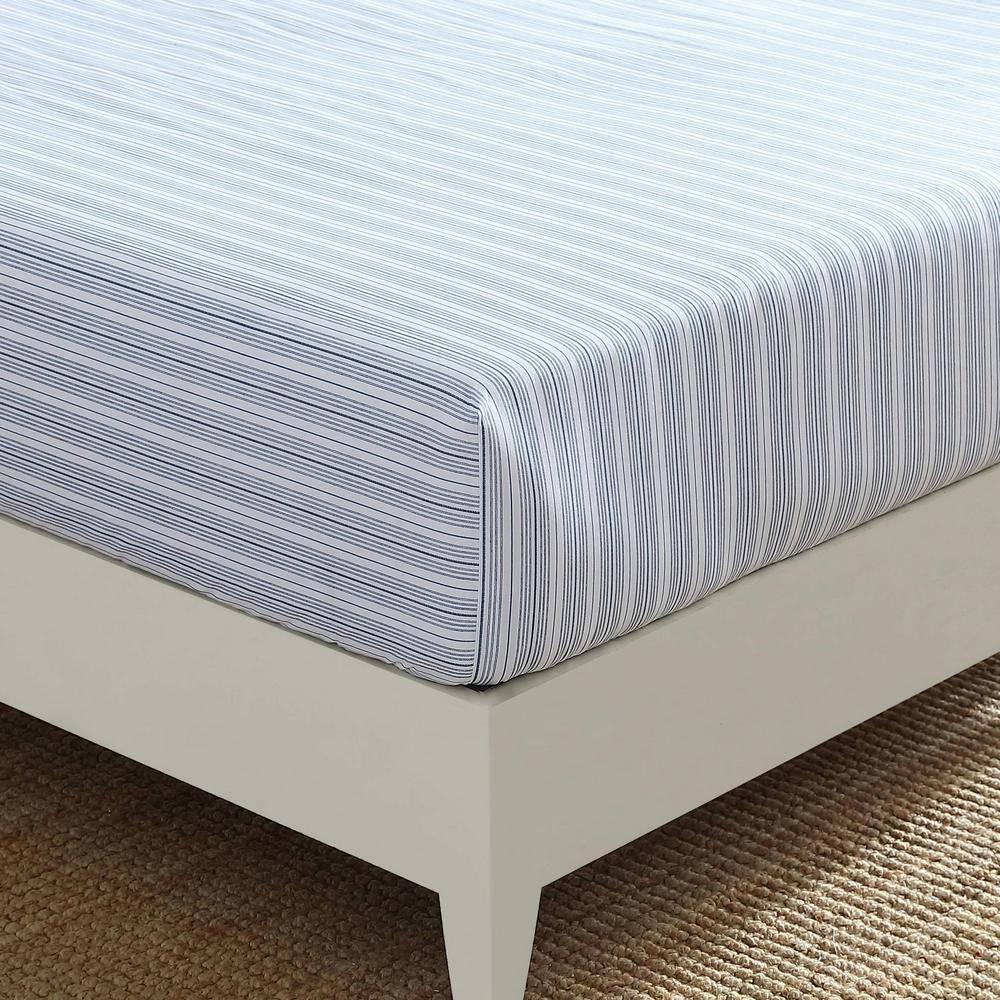 Nautica Nautica Percale Cotton Fully Elastic Fitted Sheet