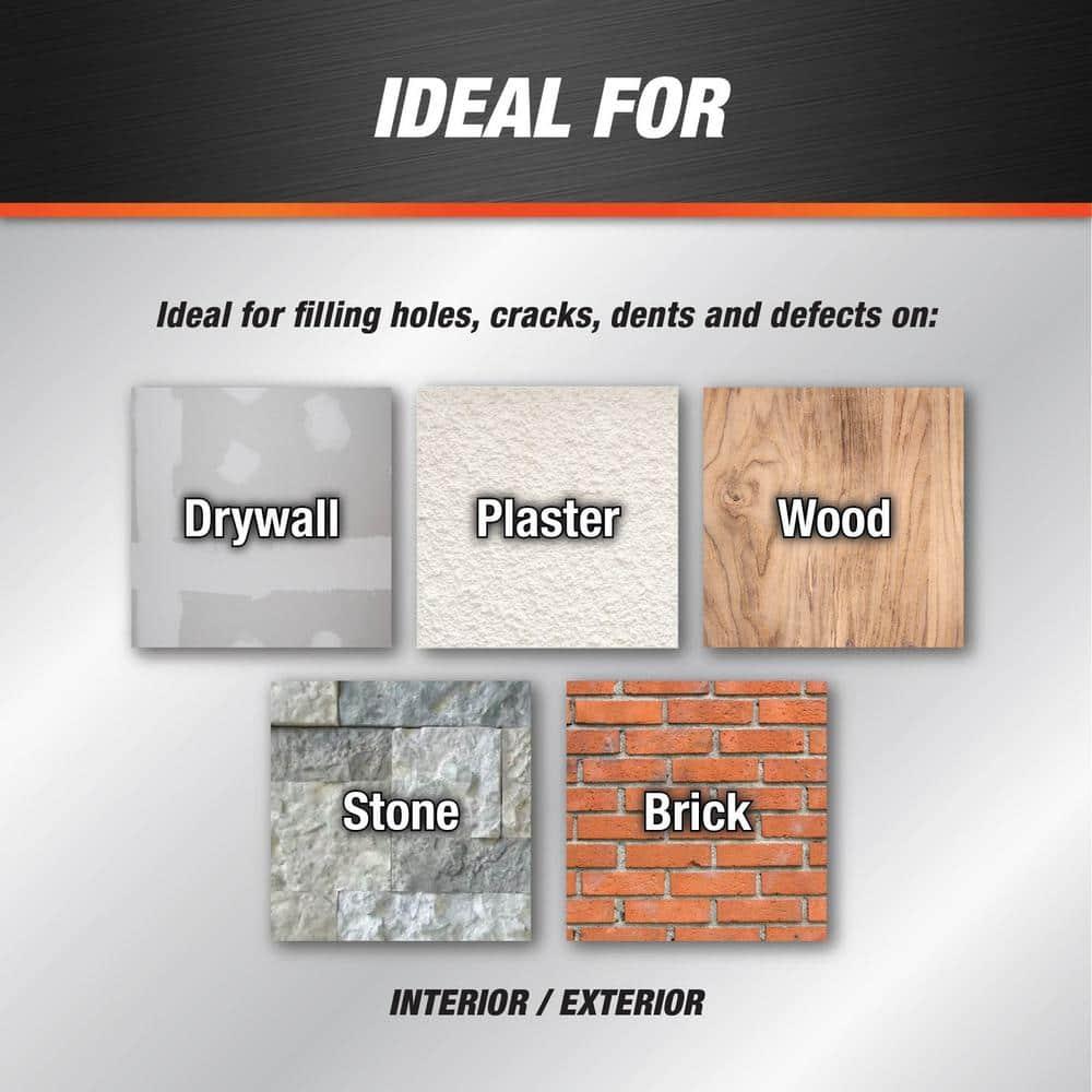 Dap Wall Repair Kit: Wall Putty & Spackle Kit for Patching & Repair, Plaster Wall Filler, 2.5 lb