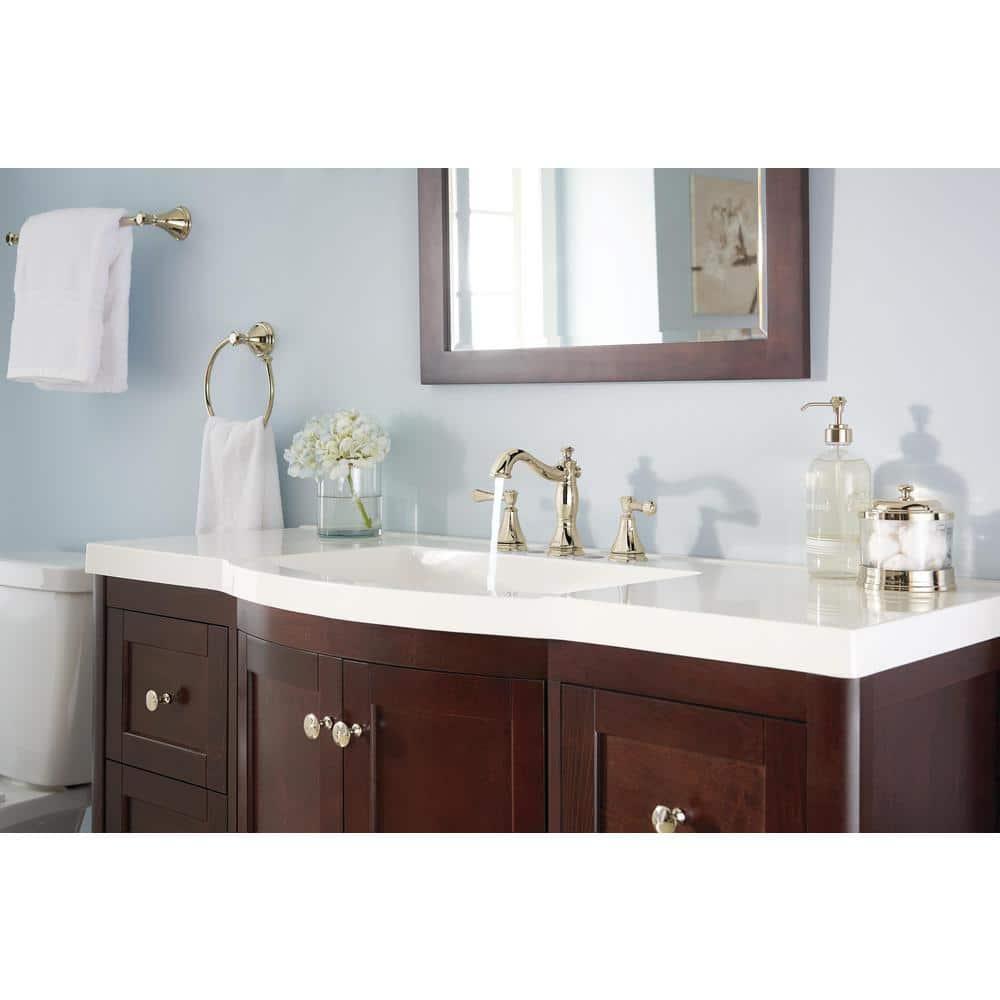 Cassidy Widespread Bathroom Faucet 3 Hole, 2-handle Bathroom Sink Faucet with Drain Assembly