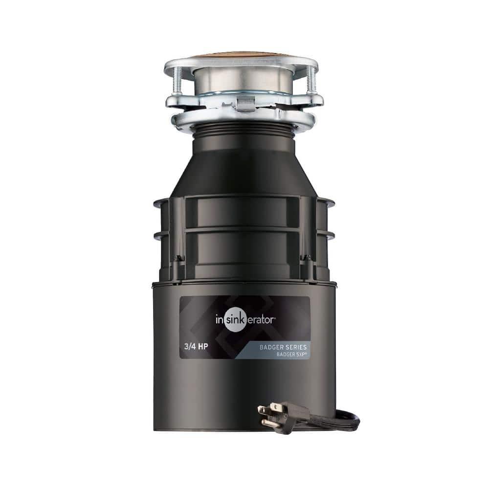 Badger 5XP 3/4 HP Continuous Feed Garbage Disposal