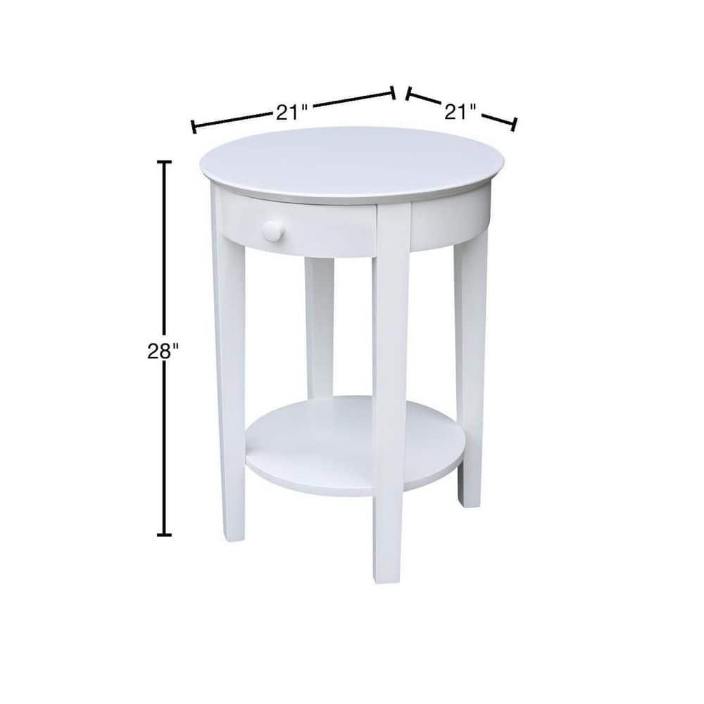 International Concepts Phillips Accent Table with Drawer