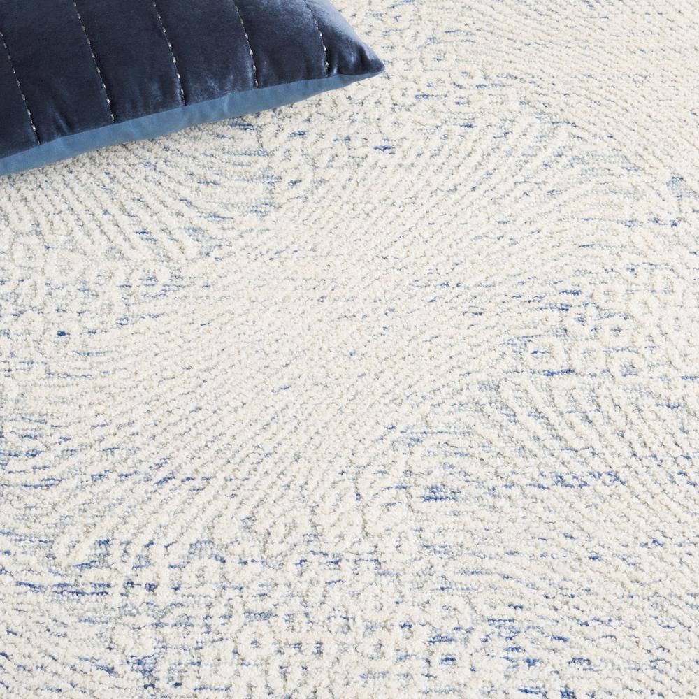 Ebony EBN105 Hand Tufted Indoor Area Rug - Blue/Ivory - 4'x6' - Safavieh