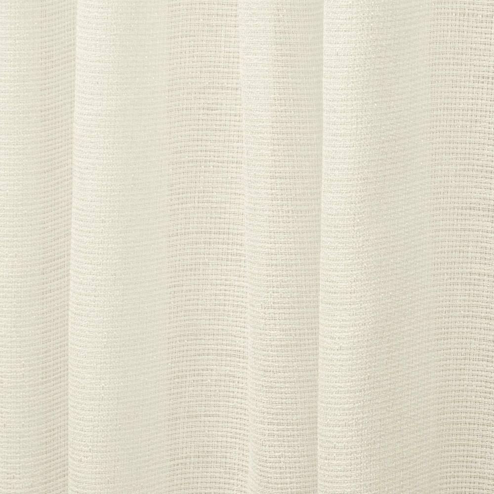 Set of 2 84"x54" Miami Textured Indoor/Outdoor Grommet Top Curtain Panel Ivory - Exclusive Home