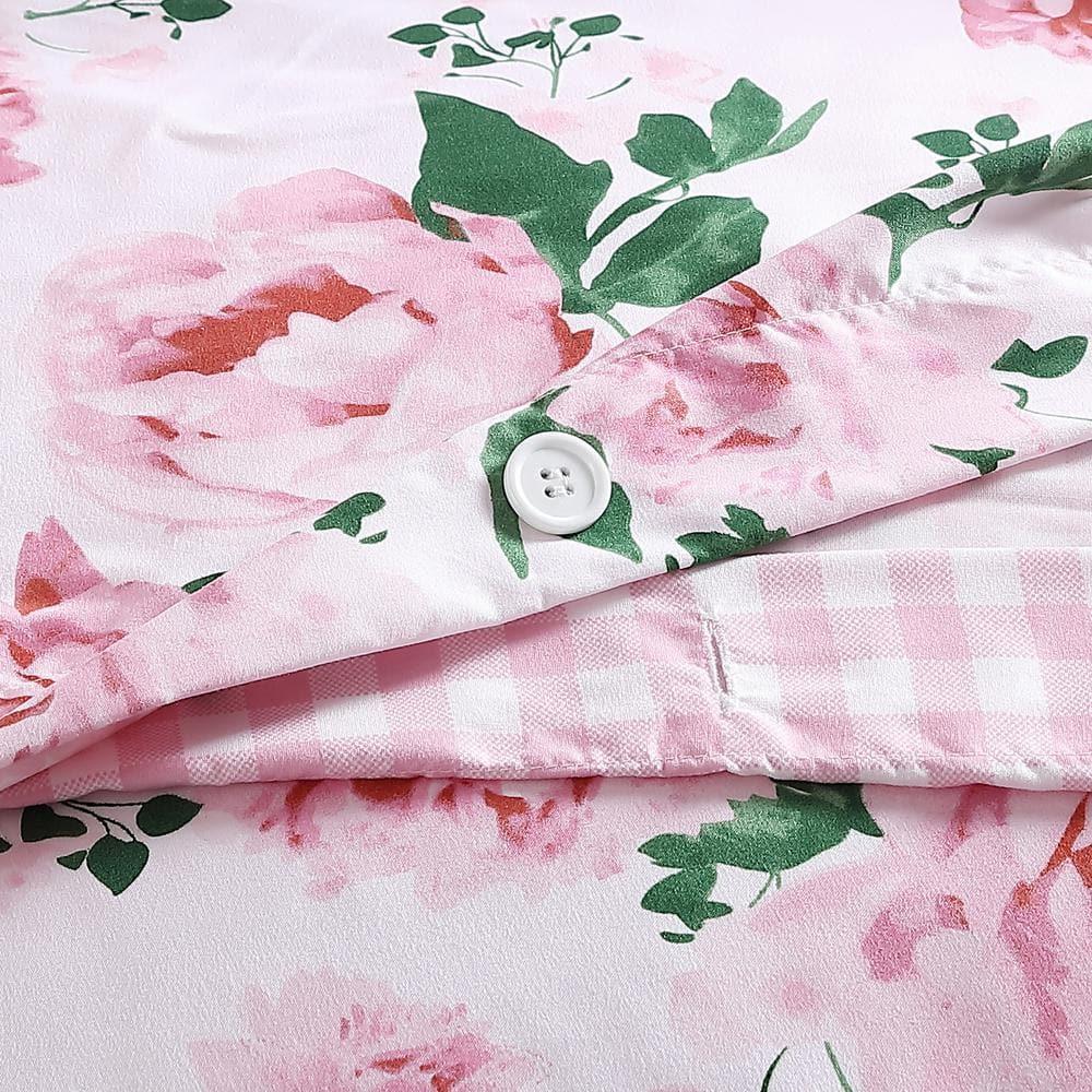 Betsey Johnson Betsey Johnson Blooming Roses Reversible Pink Duvet Cover Set