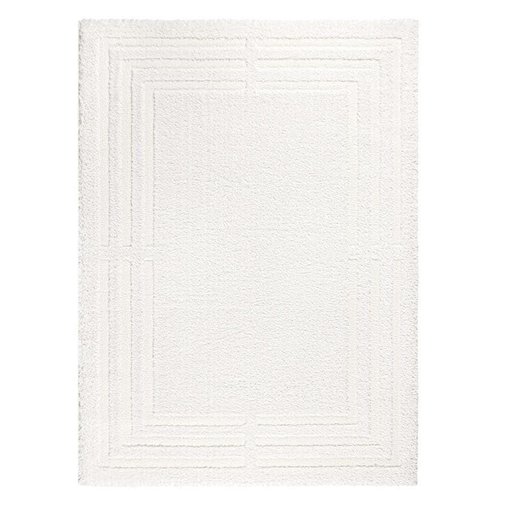 TOWN & COUNTRY EVERYDAY Cloud Shag Area Rug Ivory