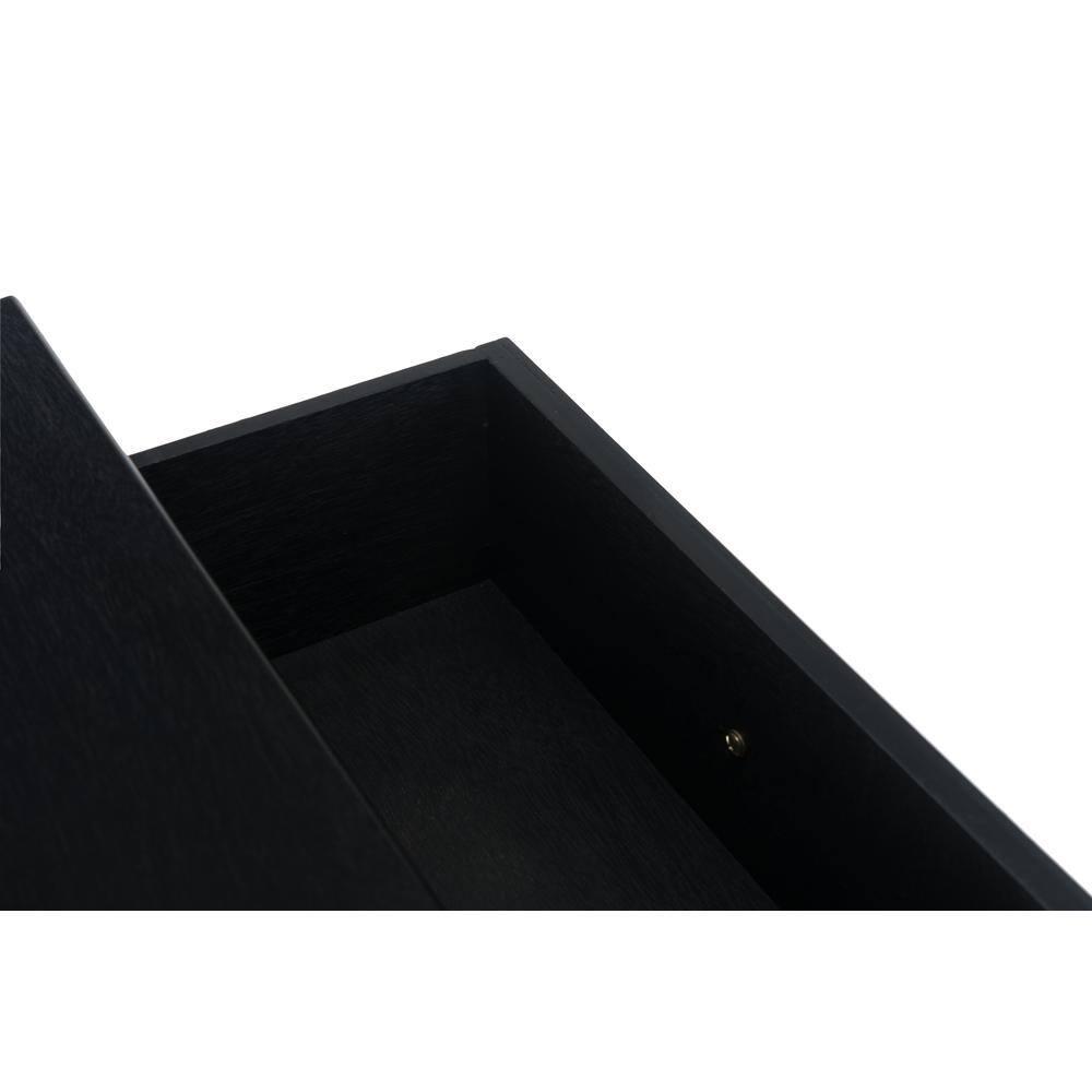 Allura 2 Drawer Console Table - Black - Safavieh