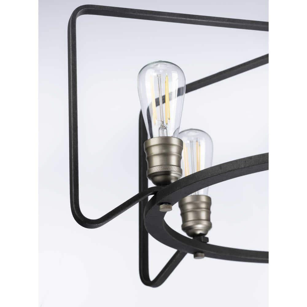 P400154-071-Progress Lighting-Foster - Chandeliers Light - 6 Light in Farmhouse style - 30 Inches wide by 14 Inches high -Traditional Installation