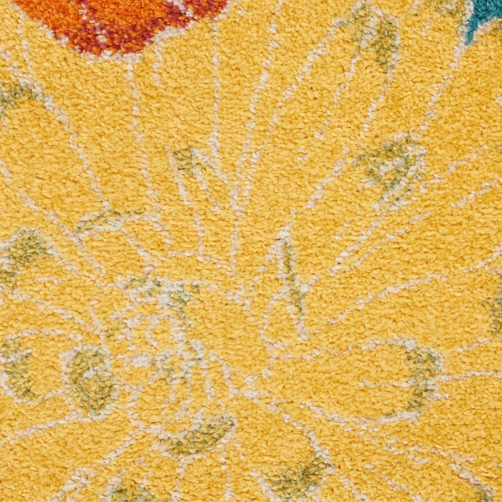 Nourison Allur Oversized Flowers Indoor Area Rug Turquoise Multicolor 2' x 3'