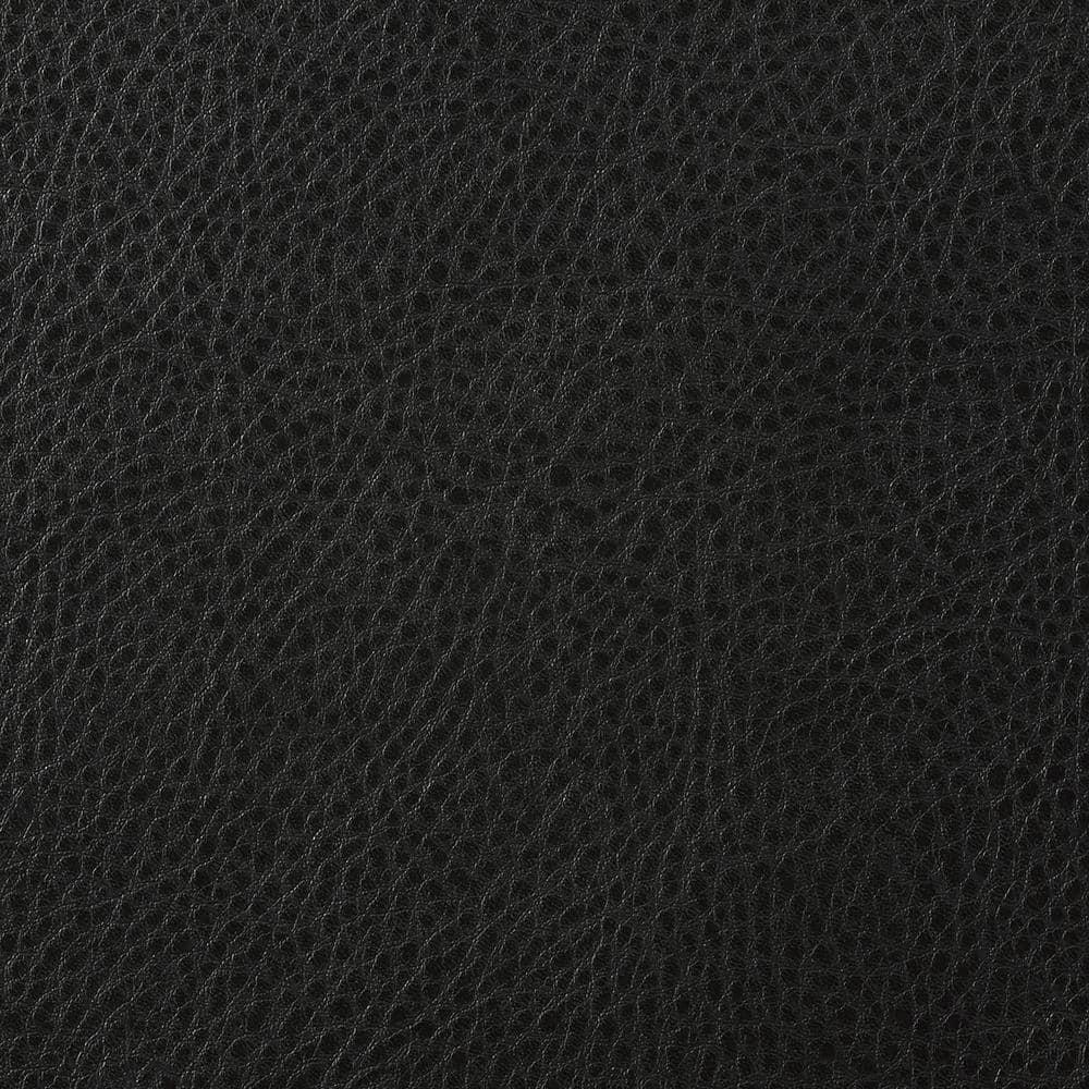 Lexicon Rubin Bonded Leather Sofa in Black