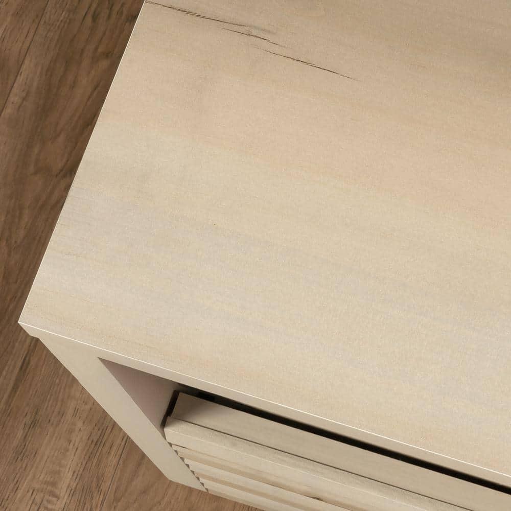 Sauder Harvey Park TV Stand with Drawers for TVs up to 70", Pacific Maple Finish