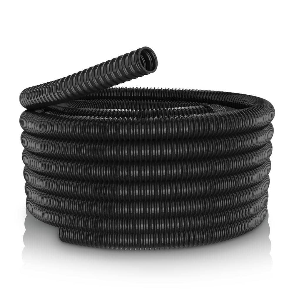 1.5" x 100' Kink Free Heavy Hose Black - Alpine Corporation