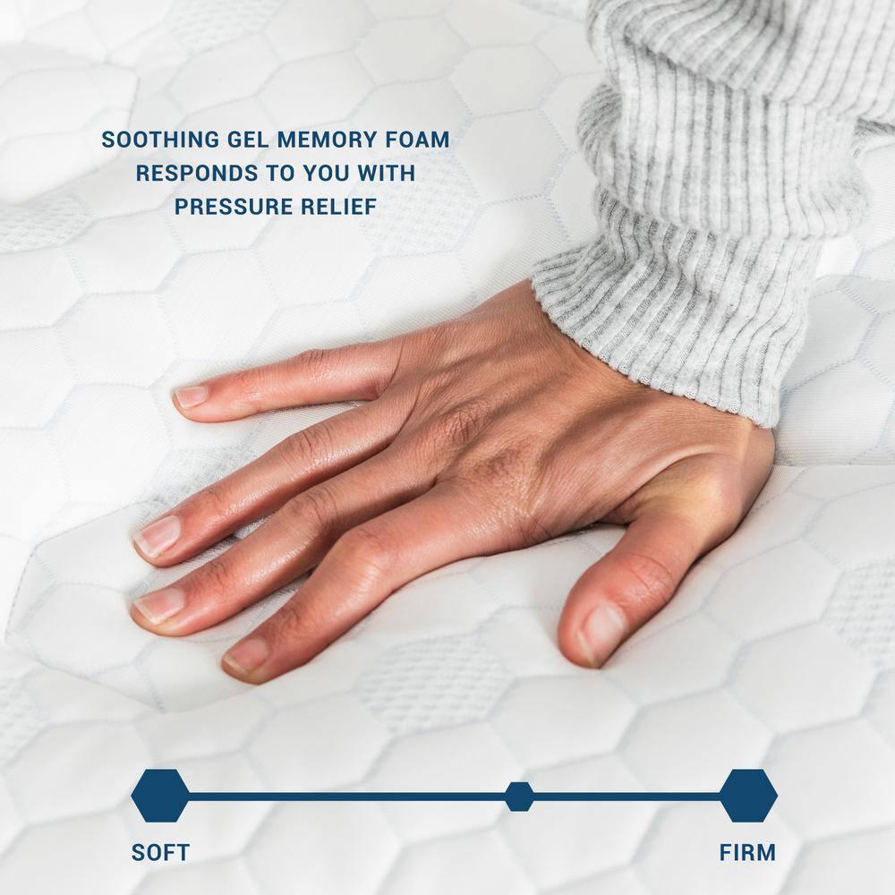 MOLECULE MOLECULE CopperWELL 13" Hybrid Cooling Gel Memory Foam and Encased Coil Medium Firm Mattress