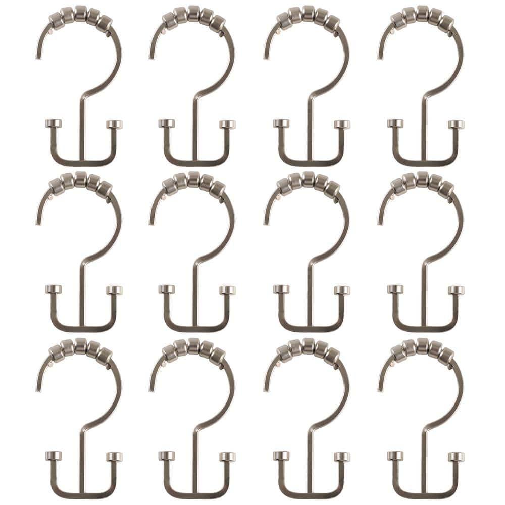 Utopia Alley Deco Steel Shower Curtain Hook (Set of 12)