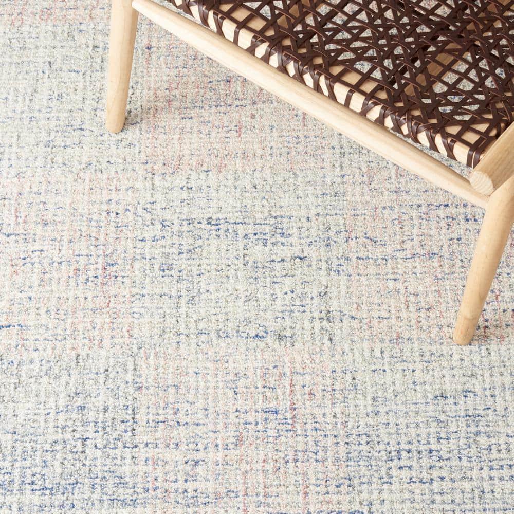 Sand & Stable™ Zachary Handmade Tufted Wool Blue/Ivory Area Rug