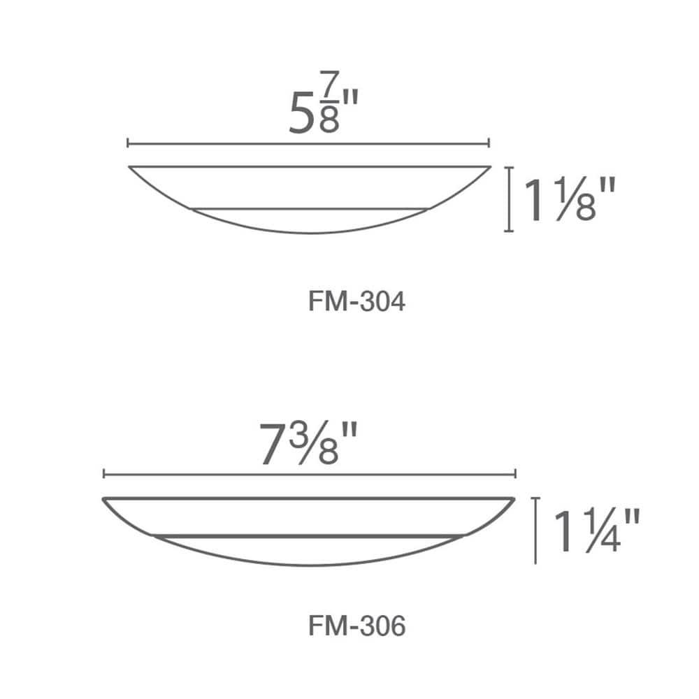 Disc Acrylic LED Flush Mount