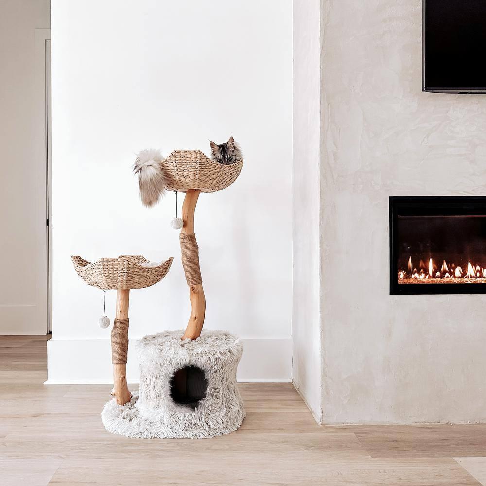 Mau Lifestyle Cento Cat Tree, Hand Made, Gray