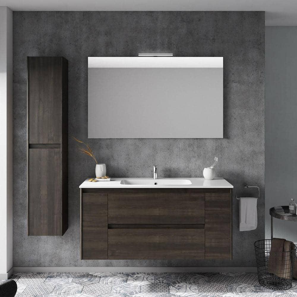 Ws Bath Collections Ambra 120 Ambra 48" Wall Mounted Single Basin Vanity Set - Wood