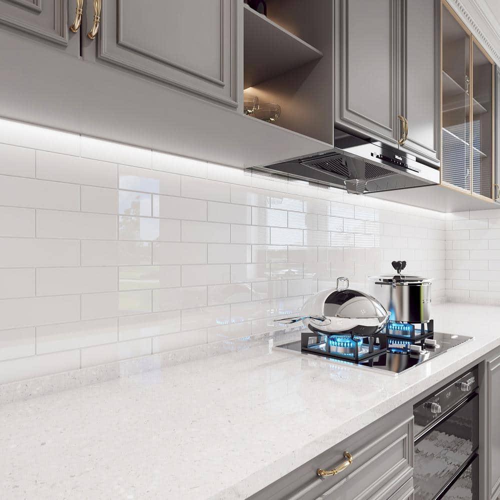 3" x 9" Glass Subway Tile
