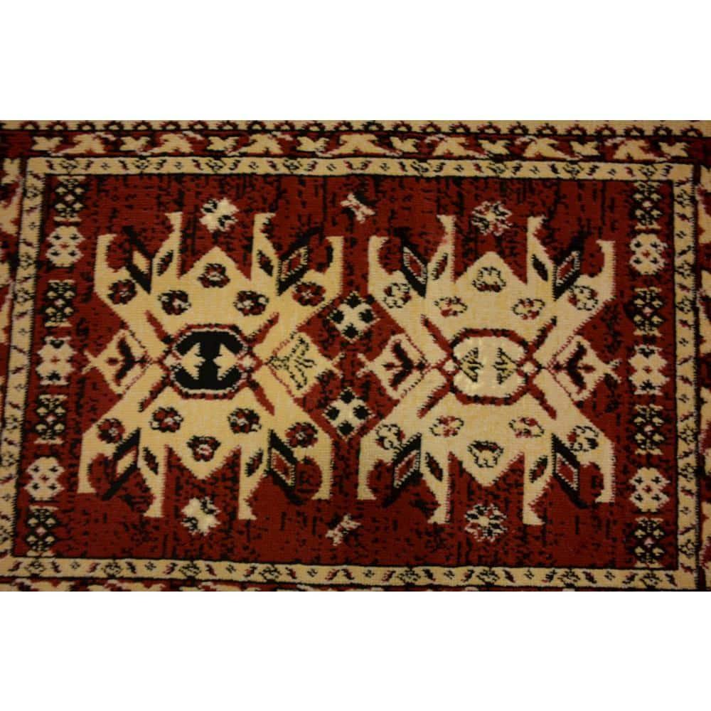 Unique Loom 2' 0 x 3' 1 Red Taftan Oasis Area Rug