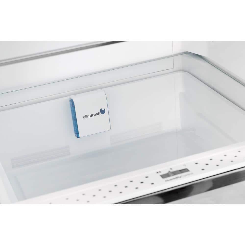 Unique Appliances Classic Retro 24 In 12 Cu.ft Bottom Mount Fridge Auto Defrost, Energy Star Certified, Counter Depth UGP-340L O AC