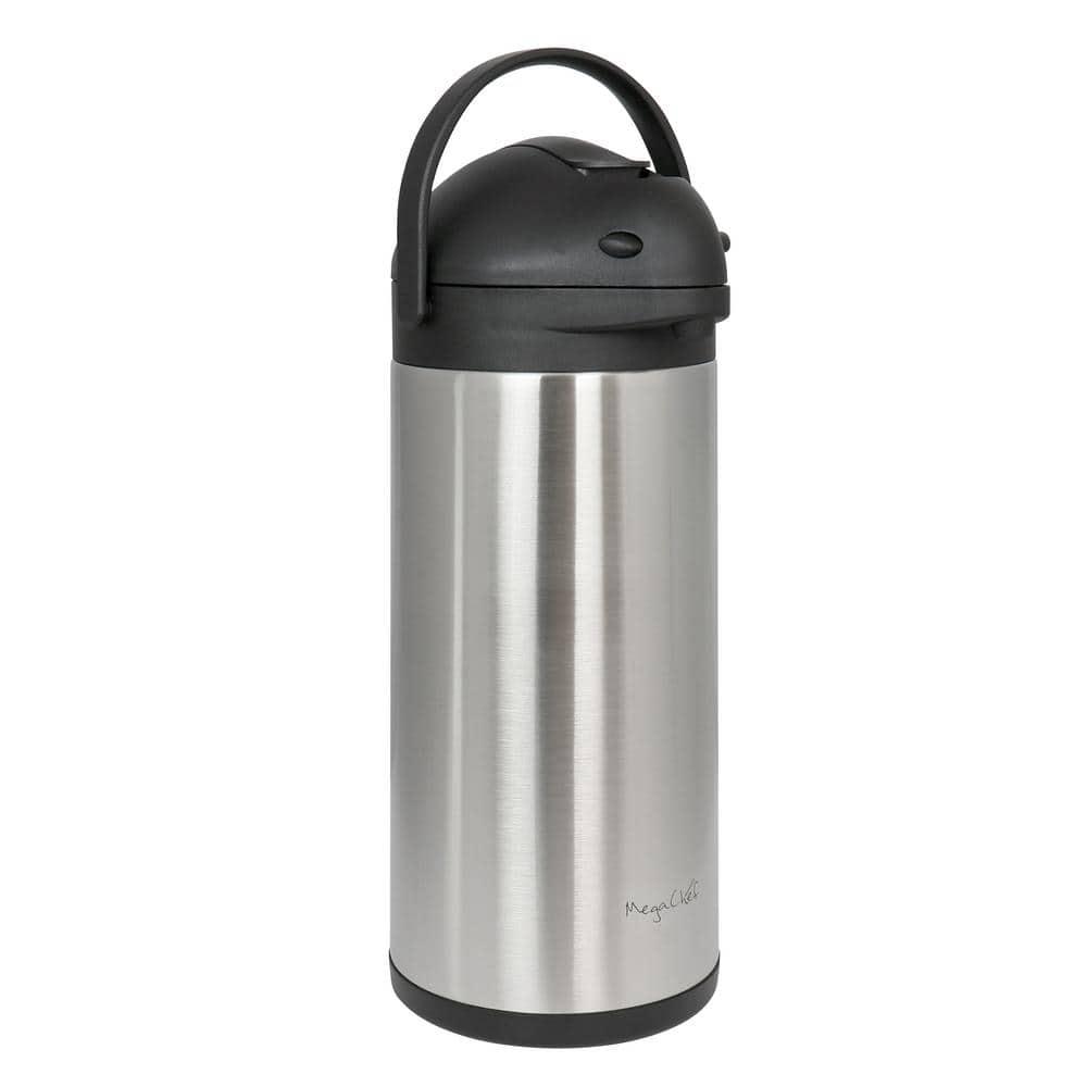 MegaChef MegaChef 5 Liter Stainless Steel Vacuum Body Pump Cap Air Pot