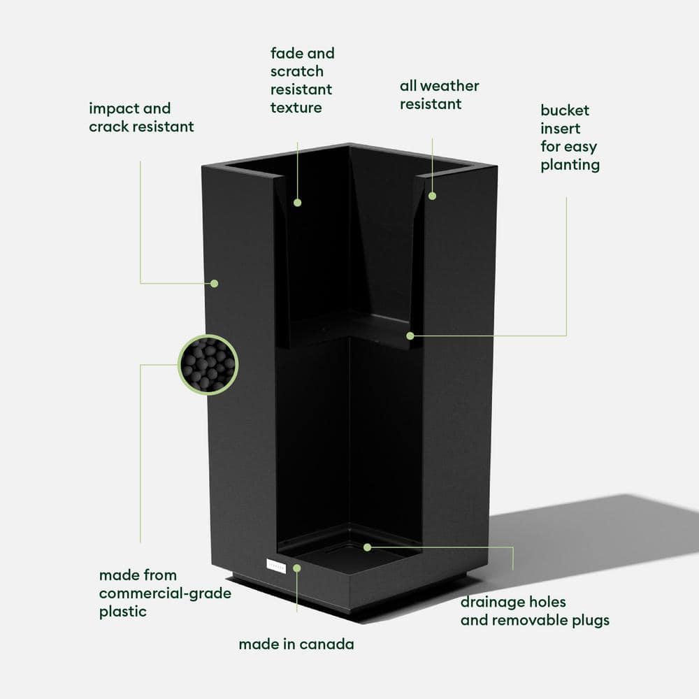 Block Series Pedestal Planter