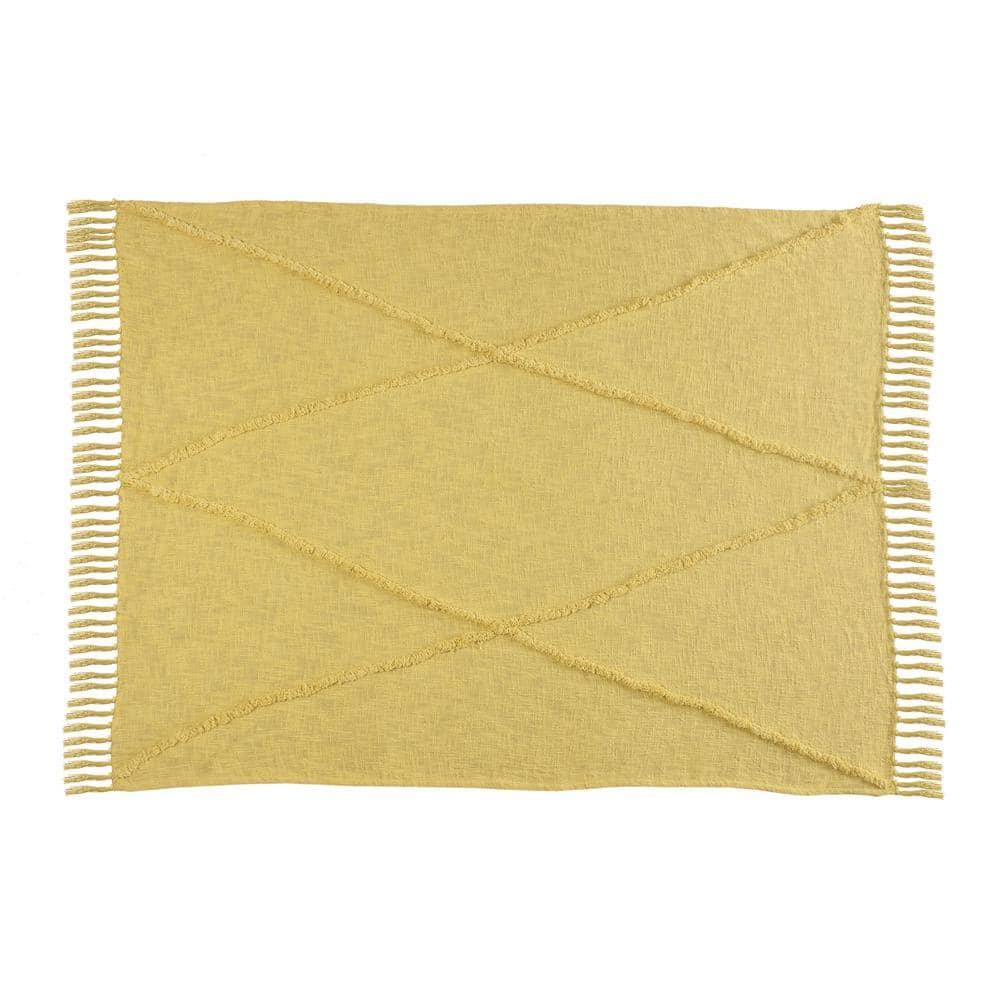 Evette Rios Terracotta Fringed Handmade Woven Throw Blanket & Reviews | Wayfair