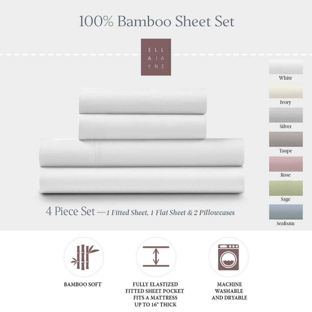 Ella Jayne Home Ella Jayne Bamboo 4-Piece Sheet Set
