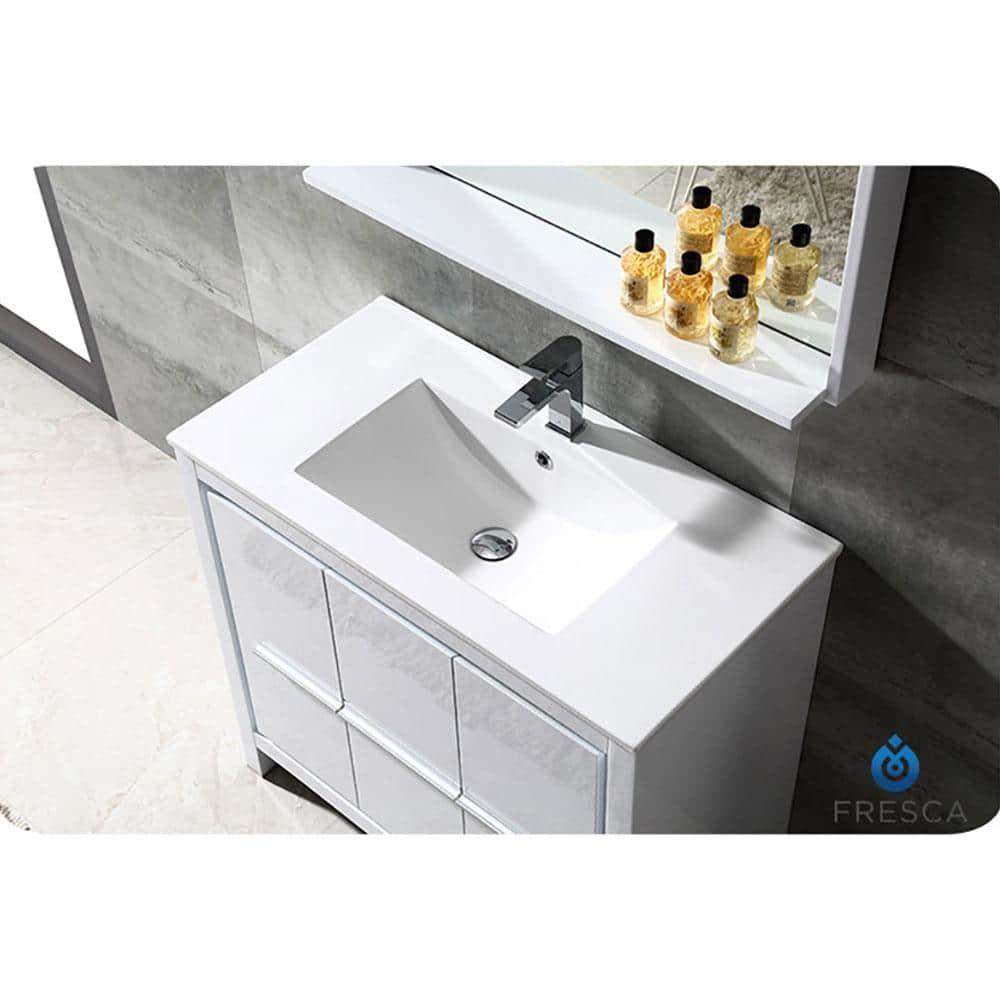 Fresca Allier 36" Free-Standing Single Sink Modern Bathroom Vanity Set
