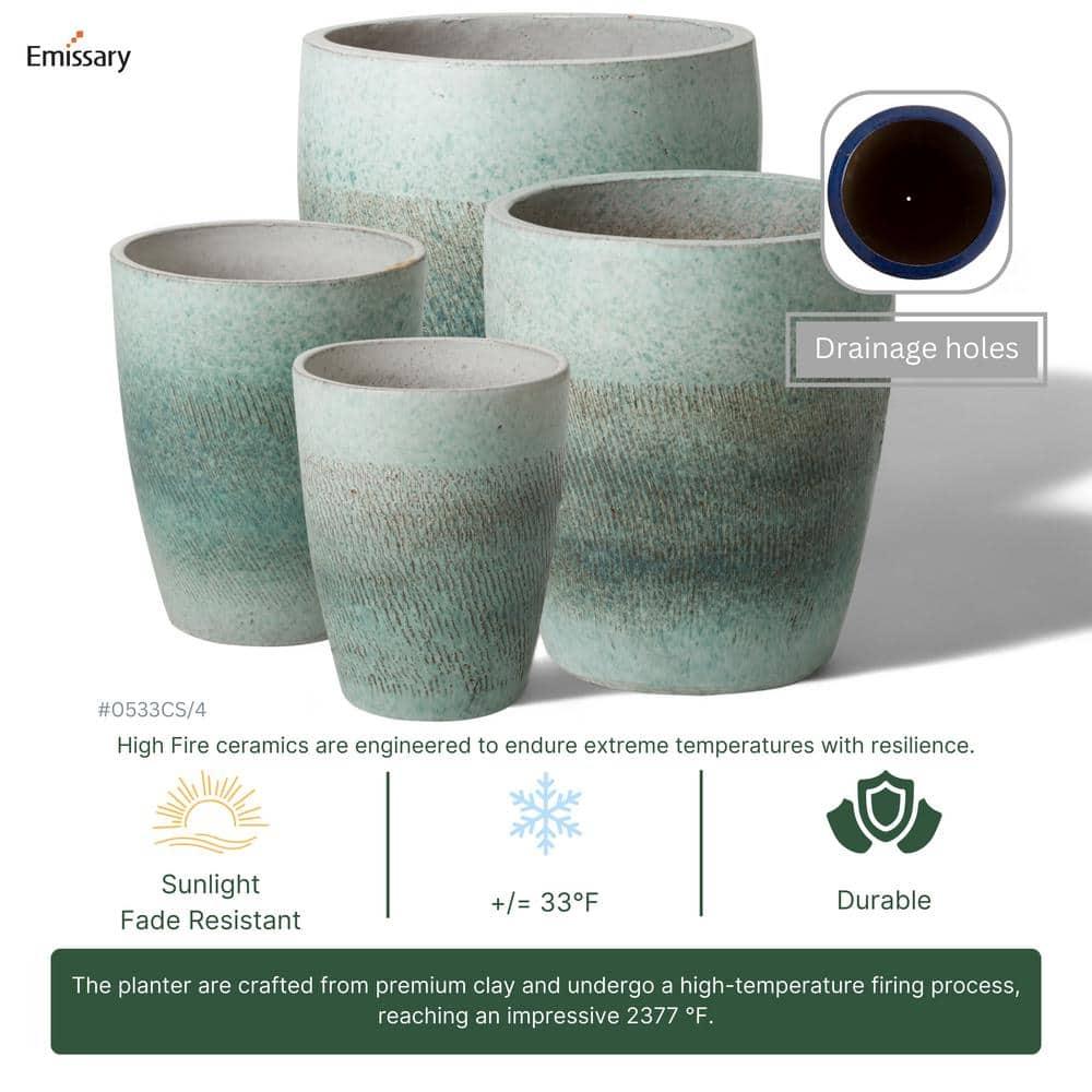 Highland Dunes Esha Handmade Ceramic Pot Planter