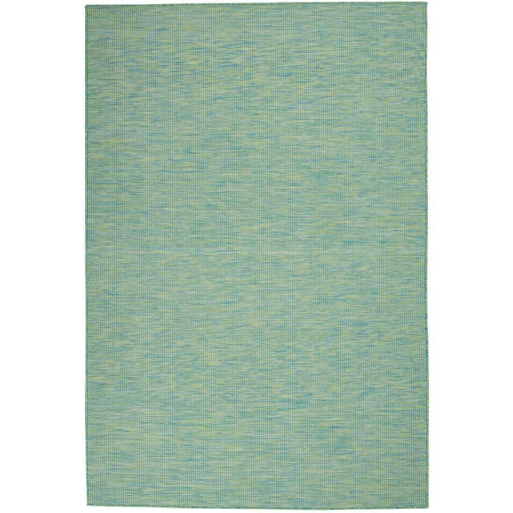 Nourison Positano POS01 Indoor/outdoor Area Rug - Blue/Green 5' x 7'