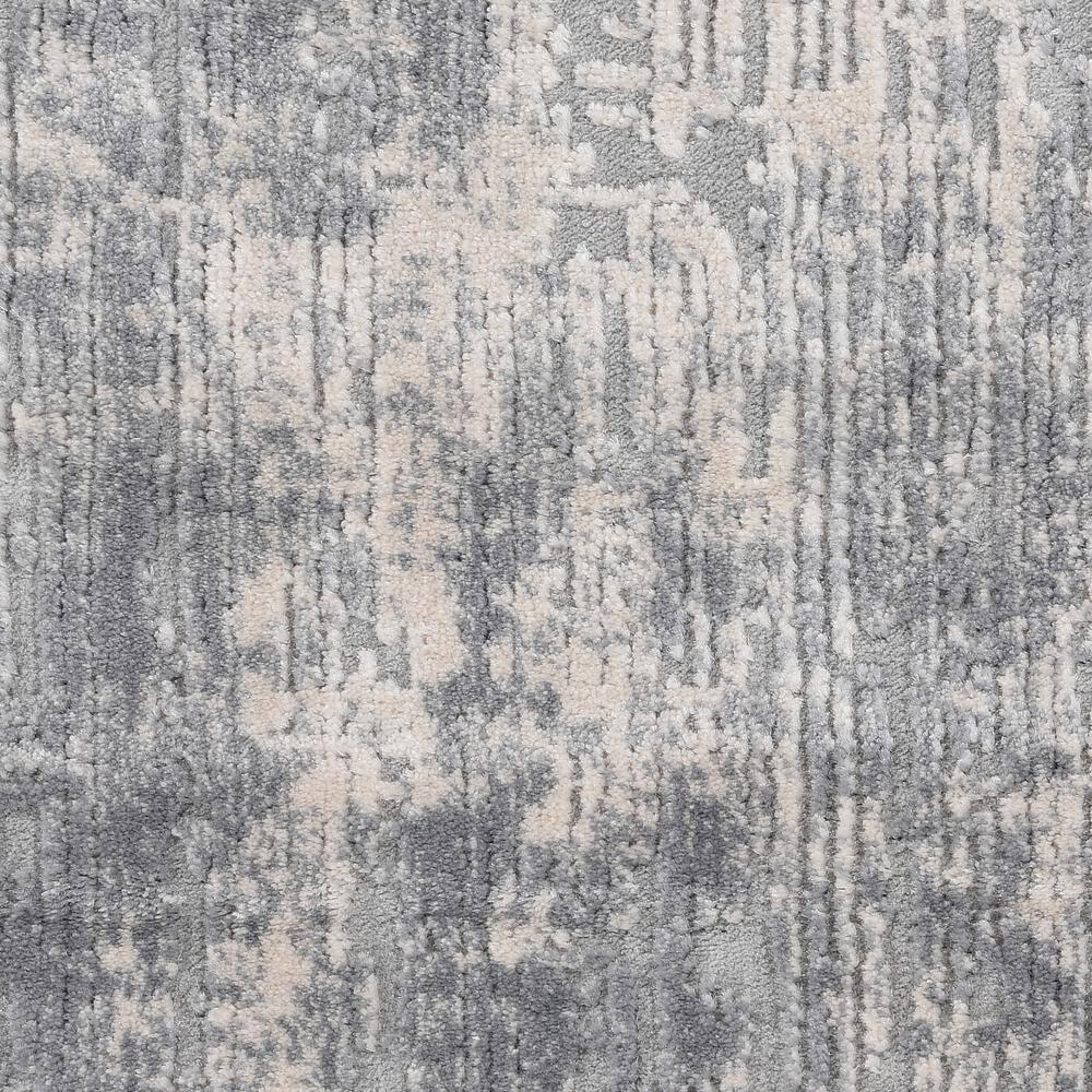 Nourison Rustic Textures Abstract Indoor Area Rug Ivory/Silver 2'2" x 7'6"