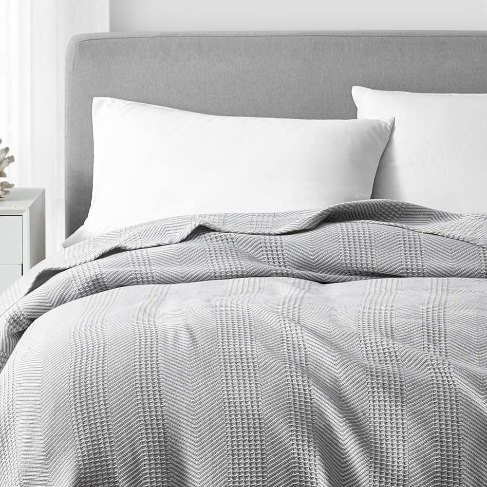 Nautica Nautica Chevron Stripe Cotton Blanket