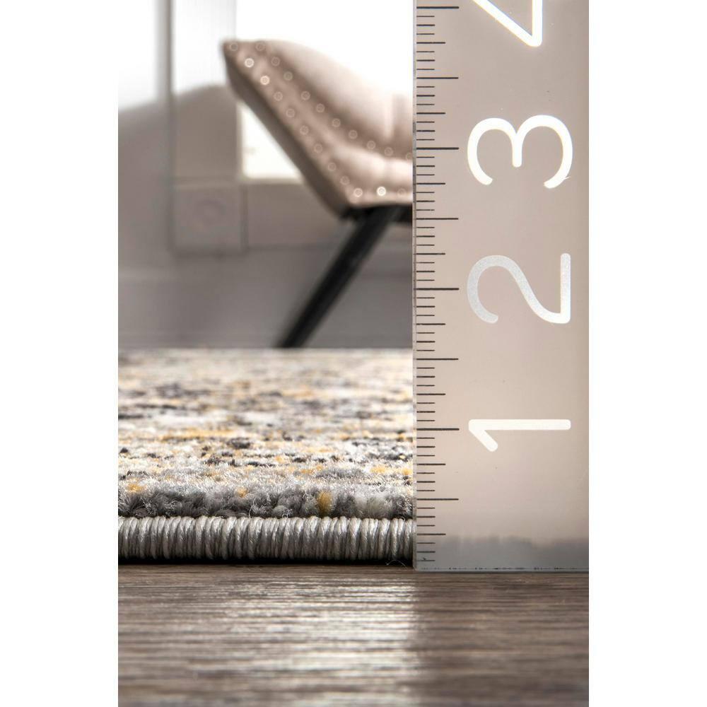 Nuloom Lilah Oriental/Persian 10x14 Indoor Area Rug for Living Room Bedroom Dining Room Kitchen, Gold/Multicolor