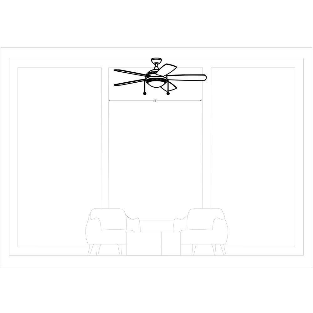 Mercury Row® Swearengin 52'' Ceiling Fan with LED Lights