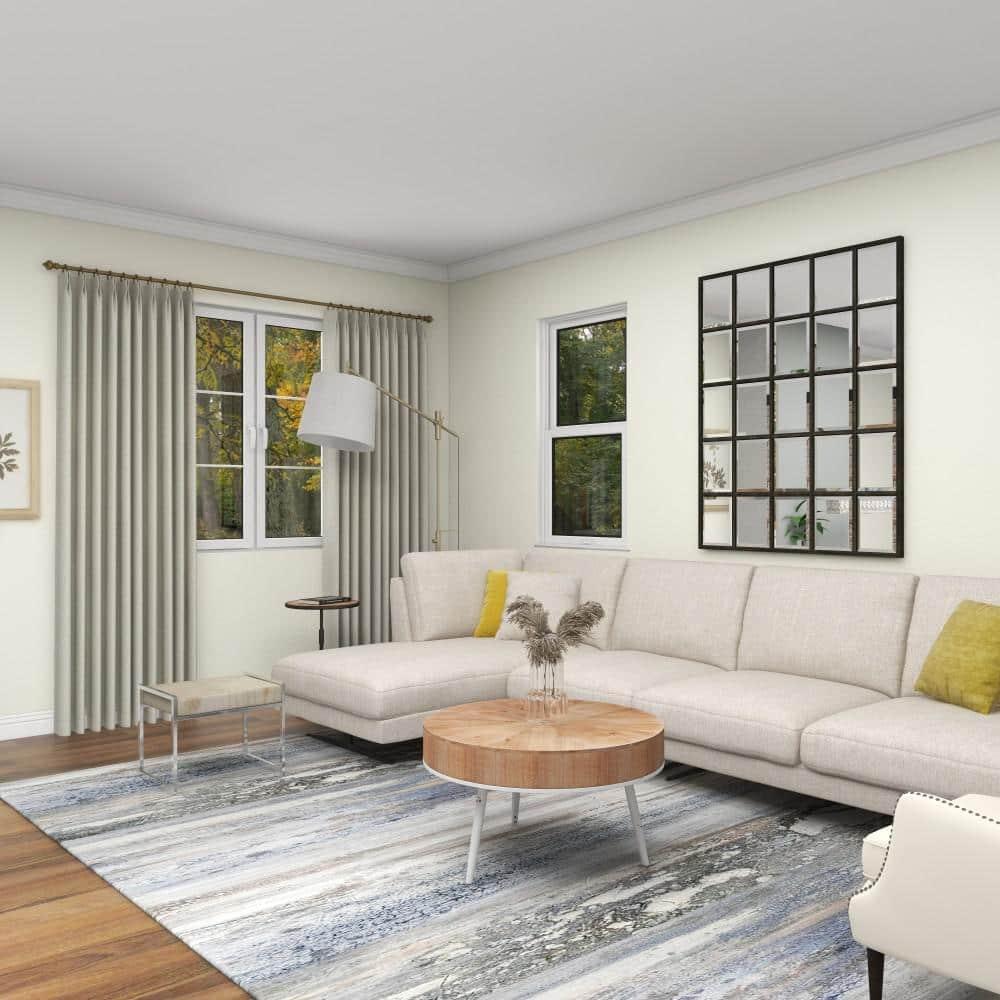 Modern Wood and Iron Coffee Table Natural Brown - Olivia & May